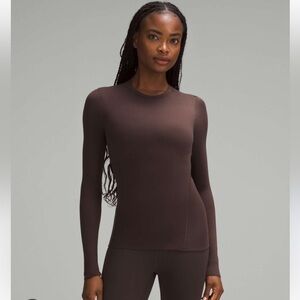 Wundermost Ultra-Soft Nulu Crewneck Long-Sleeve Shirt